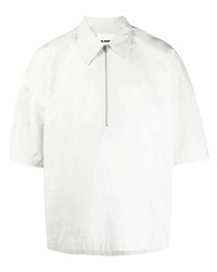 Мужская серая рубашка с коротким рукавом от Jil Sander