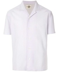 Мужская серая рубашка с коротким рукавом от Kent & Curwen