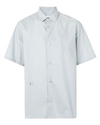 Мужская серая рубашка с коротким рукавом от Kenzo