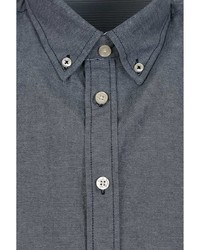 Мужская серая рубашка с коротким рукавом от Pre End