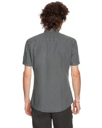 Мужская серая рубашка с коротким рукавом от s.Oliver