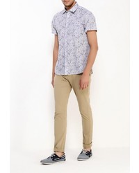 Мужская серая рубашка с коротким рукавом от SPRINGFIELD