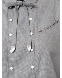 Женская серая рубашка с украшением от Toga Pulla