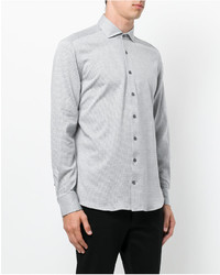 Мужская серая рубашка от Hackett