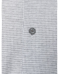 Мужская серая рубашка от Hackett