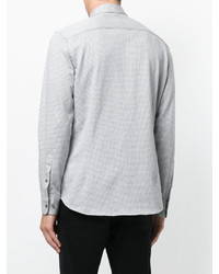 Мужская серая рубашка от Hackett