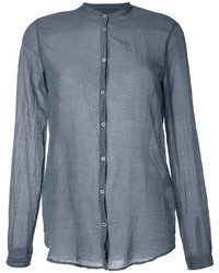 Женская серая рубашка от Massimo Alba
