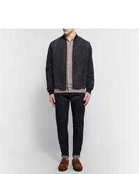 Мужская серая рубашка от Isaia