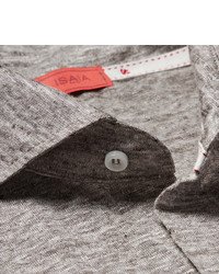 Мужская серая рубашка от Isaia