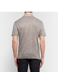 Мужская серая рубашка от Isaia