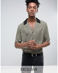 Мужская серая рубашка от Reclaimed Vintage