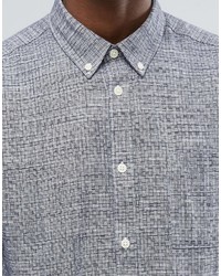 Мужская серая рубашка от Selected