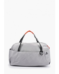 Женская серая спортивная сумка из плотной ткани от adidas