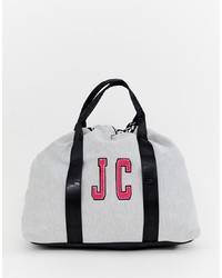 Женская серая спортивная сумка из плотной ткани от Juicy Couture