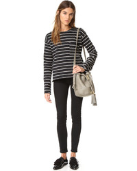 Серая сумка-мешок от See by Chloe