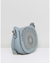 Серая сумка через плечо от Glamorous