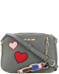 Женская серая сумка от Love Moschino