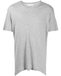 Мужская серая футболка на пуговицах от Private Stock
