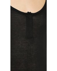 Женская серая футболка на пуговицах от Alexander Wang