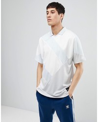 Мужская серая футболка-поло от adidas Originals