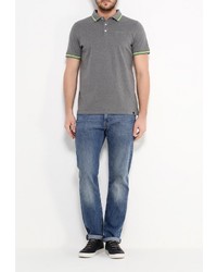 Мужская серая футболка-поло от Animal