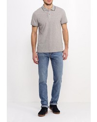 Мужская серая футболка-поло от Armani Jeans