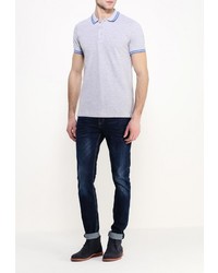 Мужская серая футболка-поло от Brave Soul