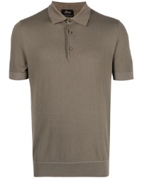Мужская серая футболка-поло от Brioni