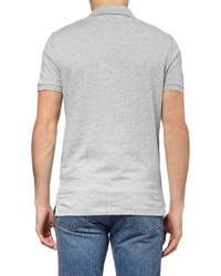 Мужская серая футболка-поло от Burberry
