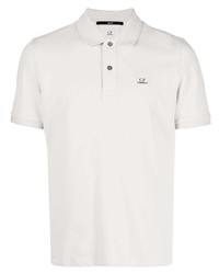 Мужская серая футболка-поло от C.P. Company