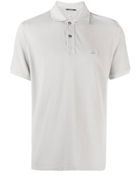 Мужская серая футболка-поло от C.P. Company