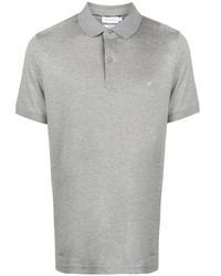 Мужская серая футболка-поло от Calvin Klein