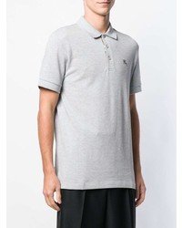 Мужская серая футболка-поло от Burberry