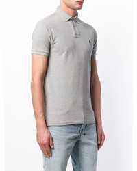 Мужская серая футболка-поло от Polo Ralph Lauren