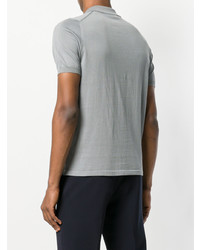 Мужская серая футболка-поло от Fay