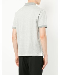 Мужская серая футболка-поло от D'urban