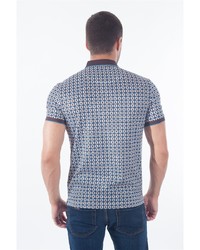 Мужская серая футболка-поло от CUDGI