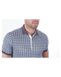 Мужская серая футболка-поло от CUDGI