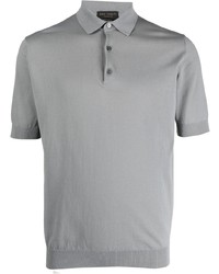 Мужская серая футболка-поло от Dell'oglio