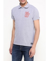 Мужская серая футболка-поло от E-Bound