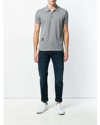 Мужская серая футболка-поло от Lanvin