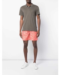 Мужская серая футболка-поло от Onia