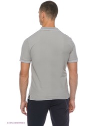 Мужская серая футболка-поло от F5