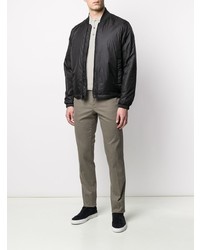 Мужская серая футболка-поло от Zanone