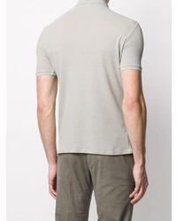Мужская серая футболка-поло от Zanone