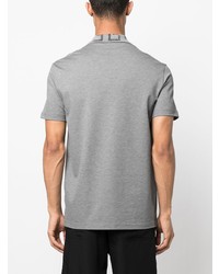 Мужская серая футболка-поло от Versace
