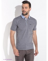 Мужская серая футболка-поло от Greg Horman