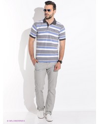 Мужская серая футболка-поло от Greg Horman