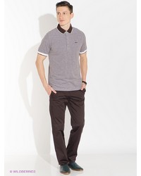 Мужская серая футболка-поло от Greg Horman