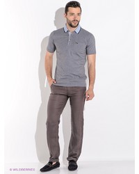 Мужская серая футболка-поло от Greg Horman